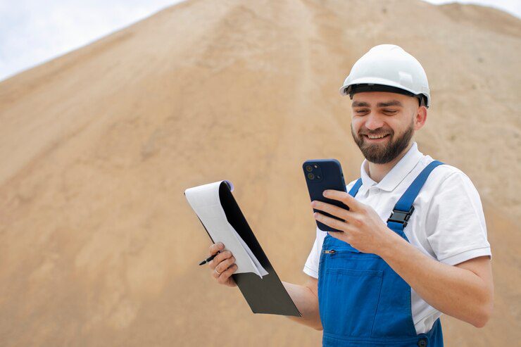 Roofer sharing a roofing project on social media - Tarasaka