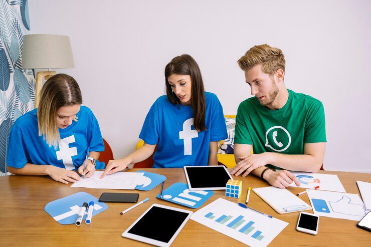 ocial media profiles of competitors in an industry comparison